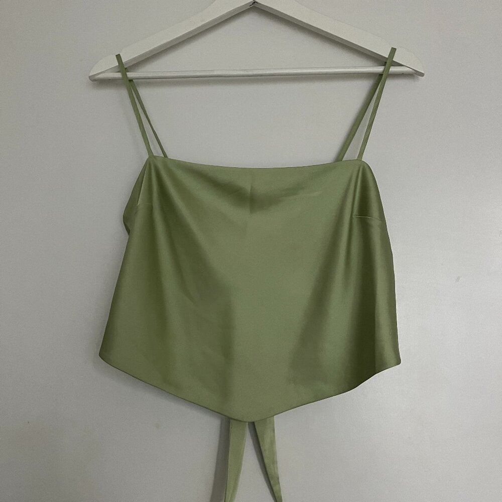Sunday Best Tie Top - Green Size M